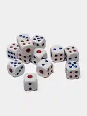 Кости игральные, кубики для настольных игр, набор кубиков