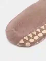 Коричневый носки детские, махровые / теплые, с тормозами