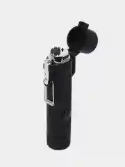 Зажигалка электронная с фонариком, с зарядкой USB, походная, в подарочной упаковке