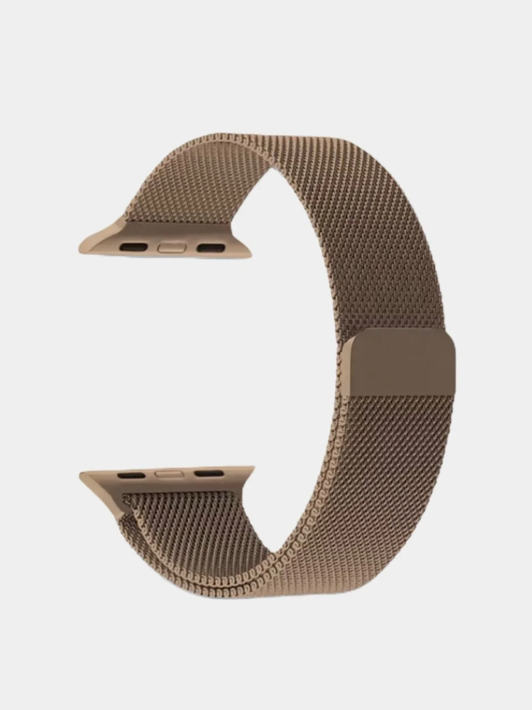Коричневый ремешок металлический для Apple Watch 3,4,5,6,7, SE 38/40/41 mm, 42/44/45 mm