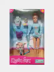 Голубой кукла Defa Lucy. 29 и 10 см. Гимнастки