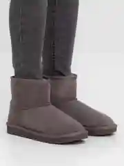 Бежевый меланж угги женские, натуральные