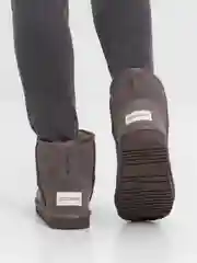 Бежевый меланж угги женские, натуральные