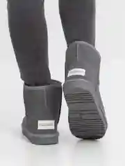 Серый угги женские, натуральные