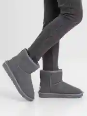 Серый угги женские, натуральные
