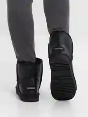 Черный угги женские, натуральные