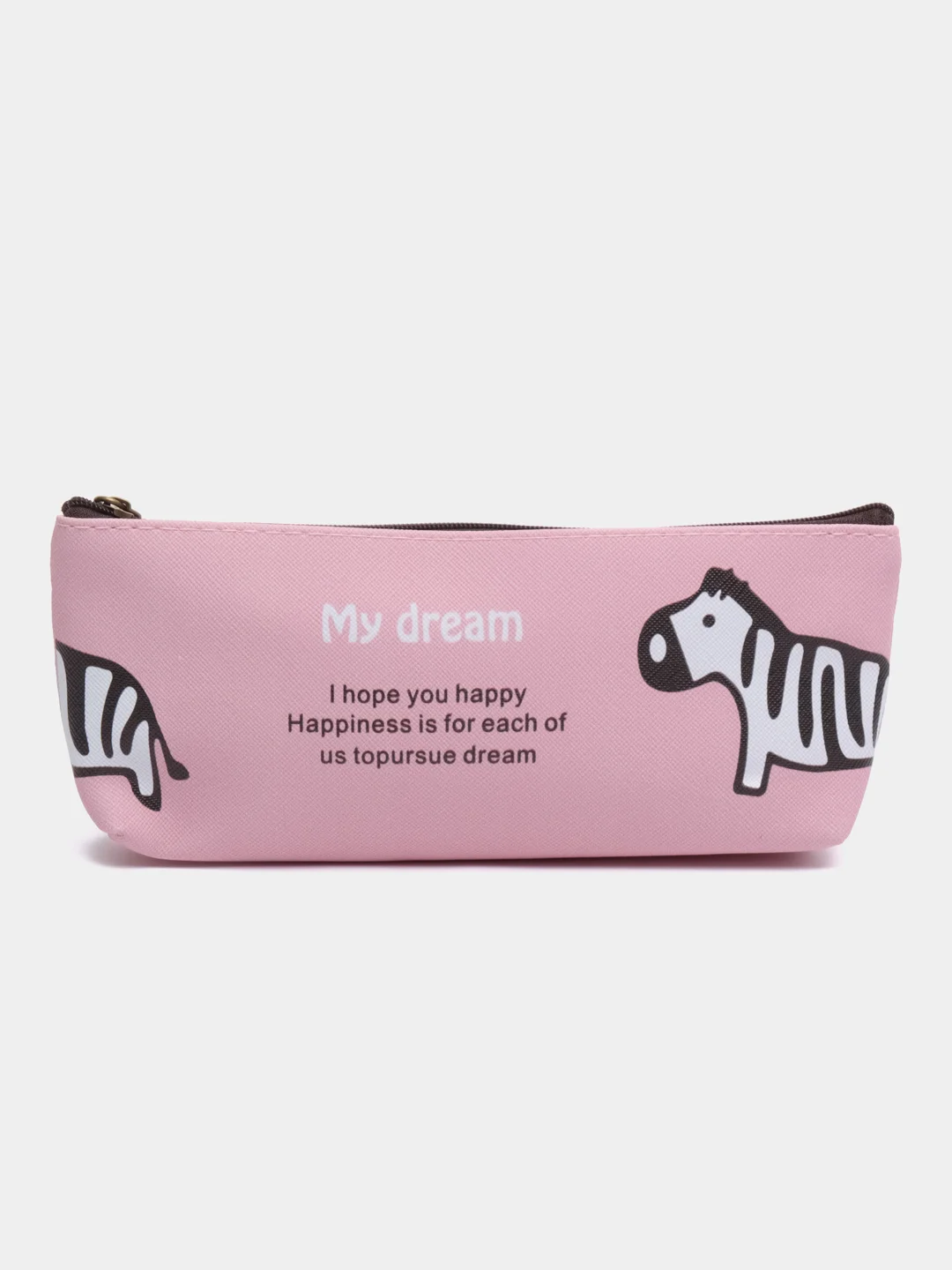 Пудровый пенал для школы / Пенал / Пенал с принтом My dream