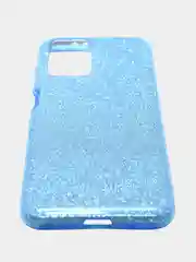 Ледяной чехол блестящий Xiaomi Poco F3 накладка с блёстками