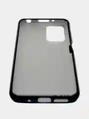 Угольный чехол блестящий Xiaomi Poco F3 накладка с блёстками