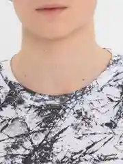 Прозрачный футболка мужская, с принтом, хлопок