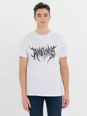 Белый футболка, светится в темноте