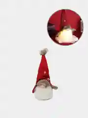 Красный фигура новогодняя Гном LED-подсветка