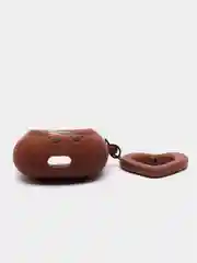 Коричневый чехол для беспроводных наушников AirPods 1 / 2, Аир Подс 1 / 2, Эйр Подс