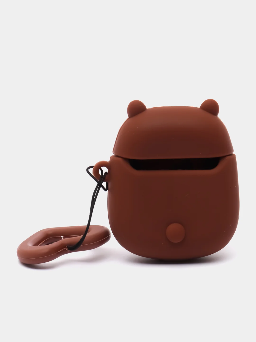 Коричневый чехол для беспроводных наушников AirPods 1 / 2, Аир Подс 1 / 2, Эйр Подс