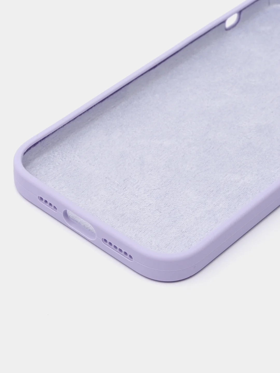Лавандовый чехол Silicone Case ( Чехол силиконовый ) для iPhone 15, 15 Pro, 15 Pro Max, 15 Plus