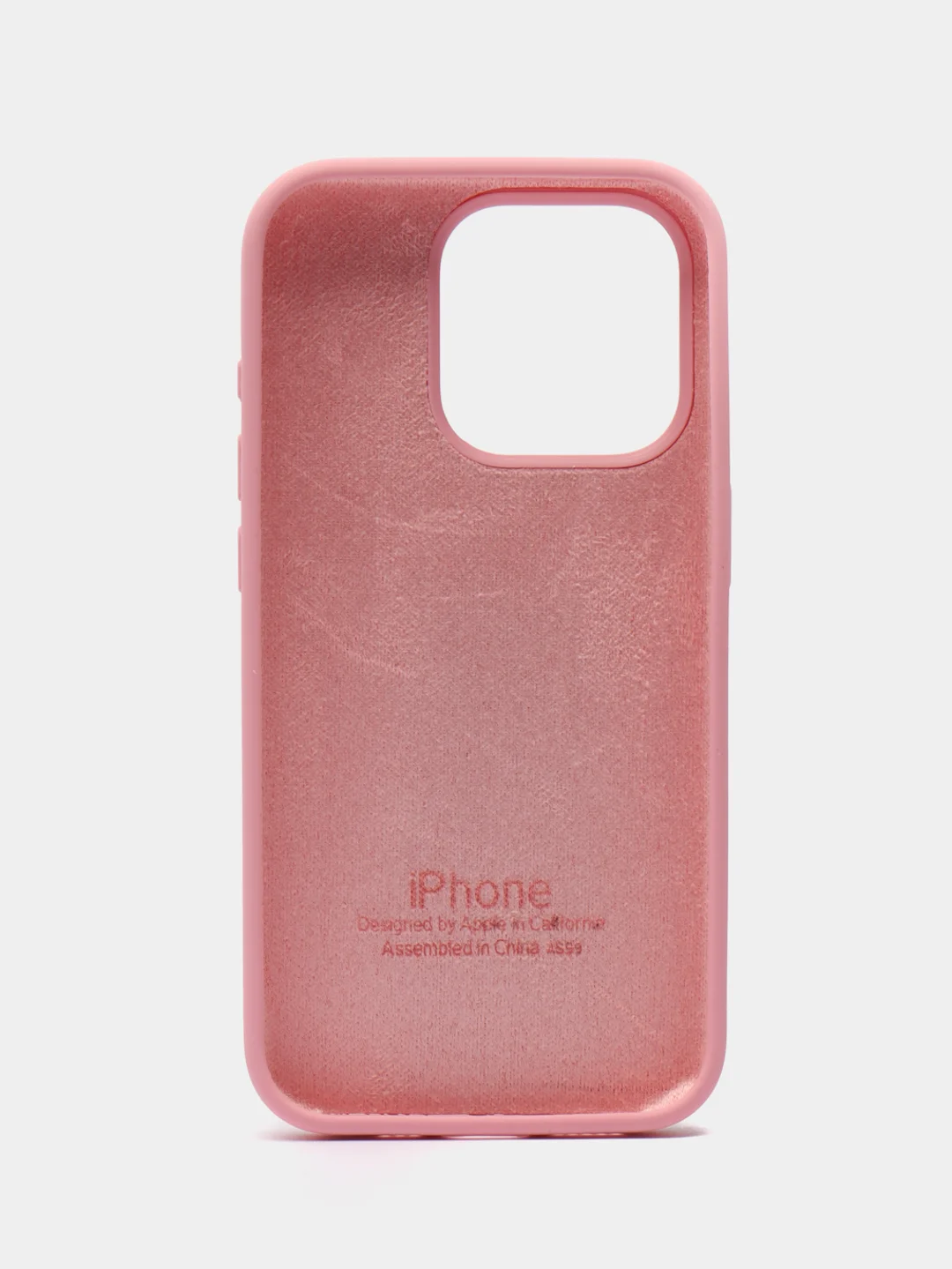 Розовый чехол Silicone Case ( Чехол силиконовый ) для iPhone 15, 15 Pro, 15 Pro Max, 15 Plus