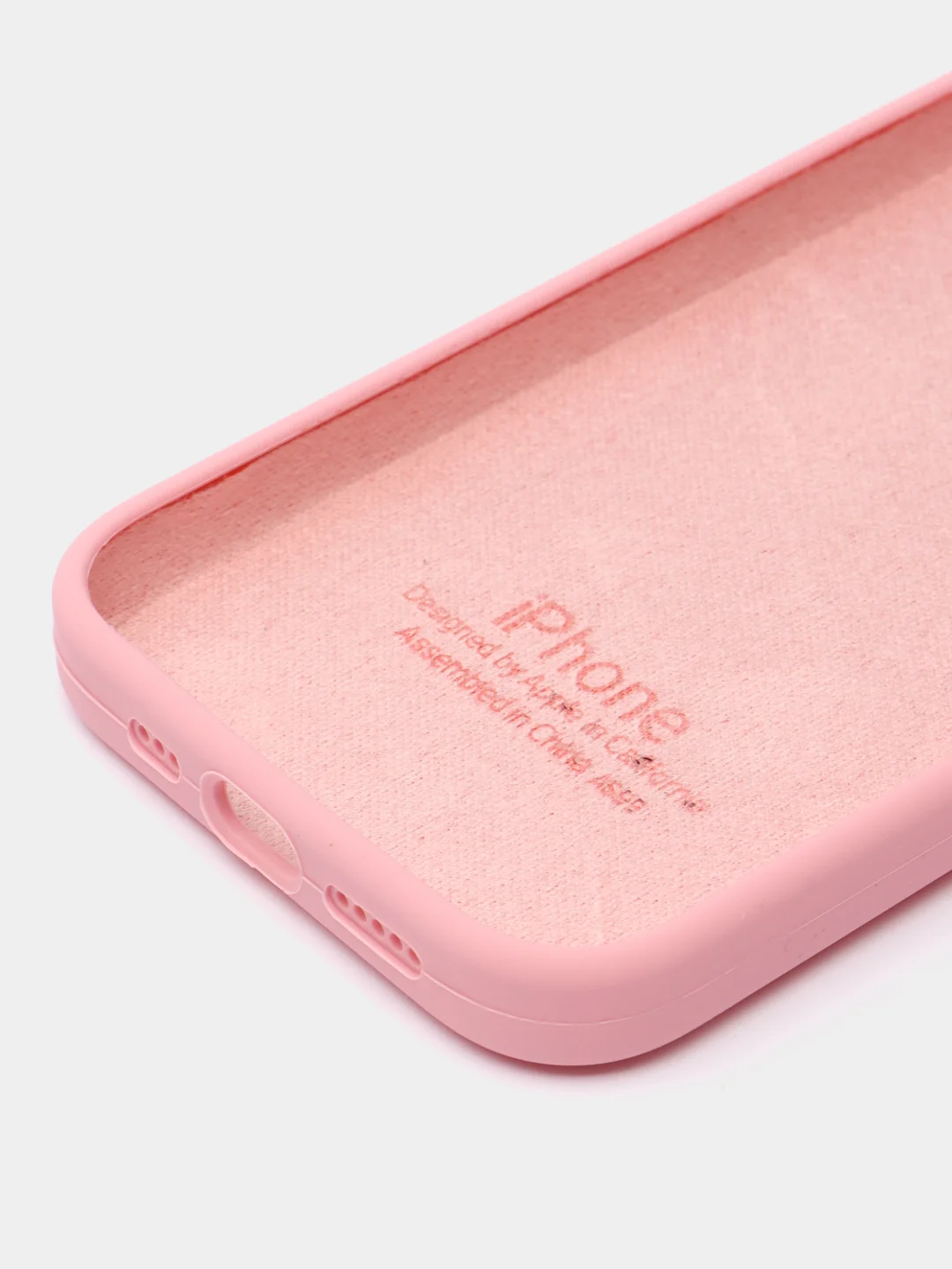 Розовый чехол Silicone Case ( Чехол силиконовый ) для iPhone 15, 15 Pro, 15 Pro Max, 15 Plus