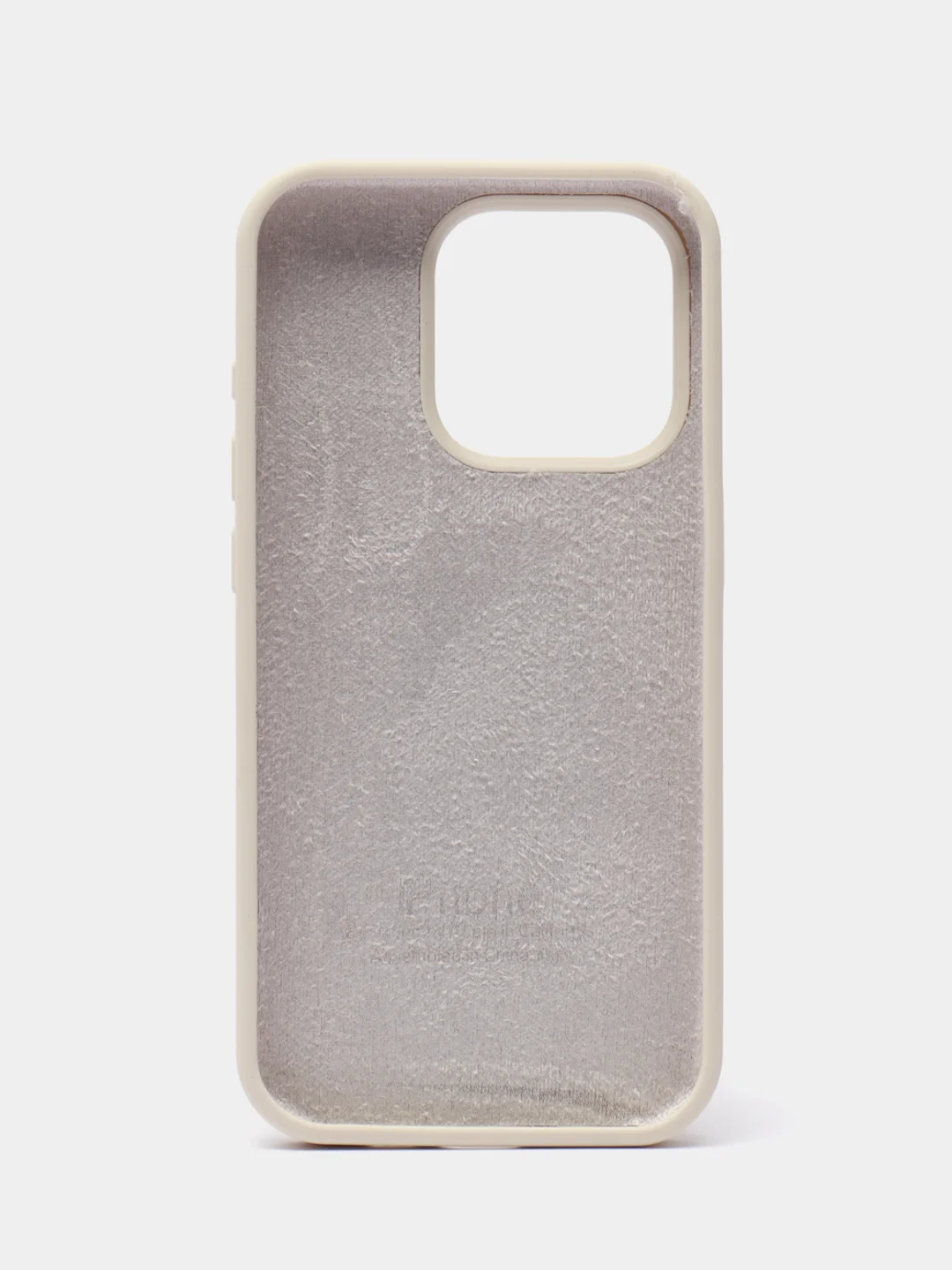 Слоновая кость чехол Silicone Case ( Чехол силиконовый ) для iPhone 15, 15 Pro, 15 Pro Max, 15 Plus