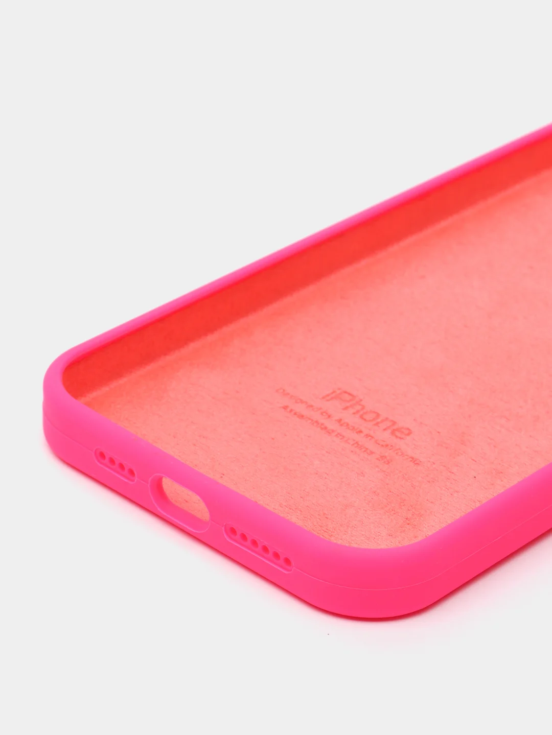 Фуксия чехол Silicone Case ( Чехол силиконовый ) для iPhone 15, 15 Pro, 15 Pro Max, 15 Plus