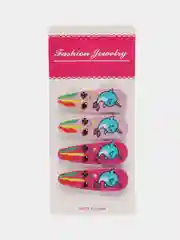 Зажимы для волос "Baby boom-Киторожек", 4 штуки, 2 разных цвета, 5,2*1,7 см