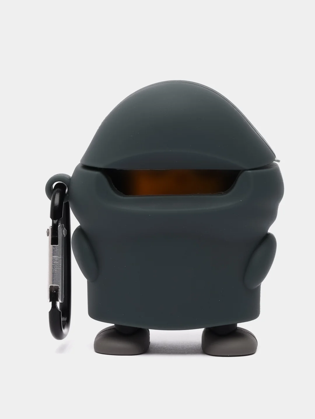 Тёмно-серый чехол для беспроводных наушников AirPods 1 / 2, Аир Подс 1 / 2, Эйр Подс