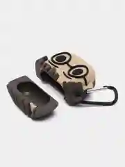 Бежевый меланж чехол для беспроводных наушников AirPods 1 / 2, Аир Подс 1 / 2, Эйр Подс
