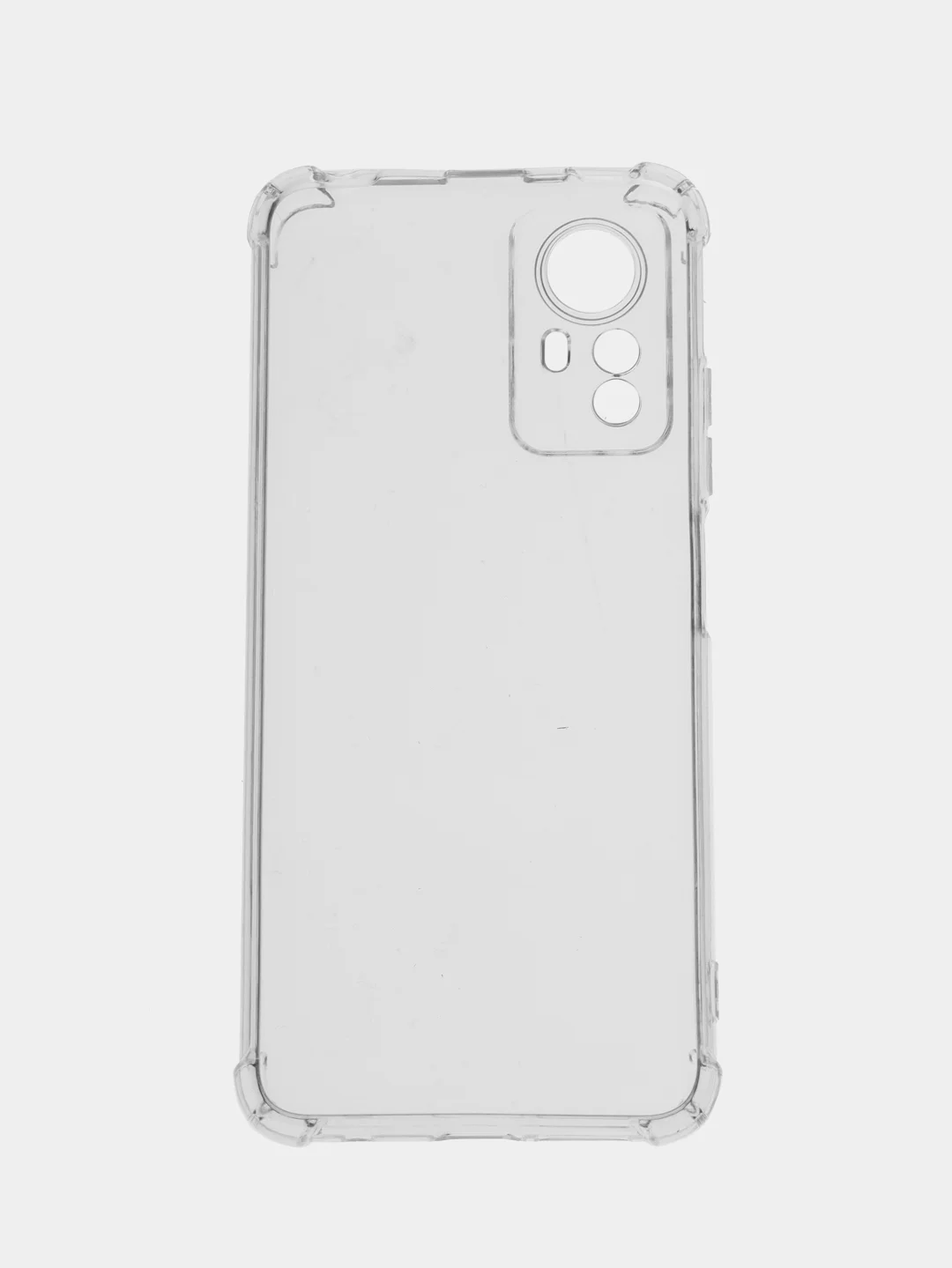 Прозрачный силиконовый чехол для Xiaomi Redmi Note 12S (Сяоми Редми Нот 12С), прозрачный черный