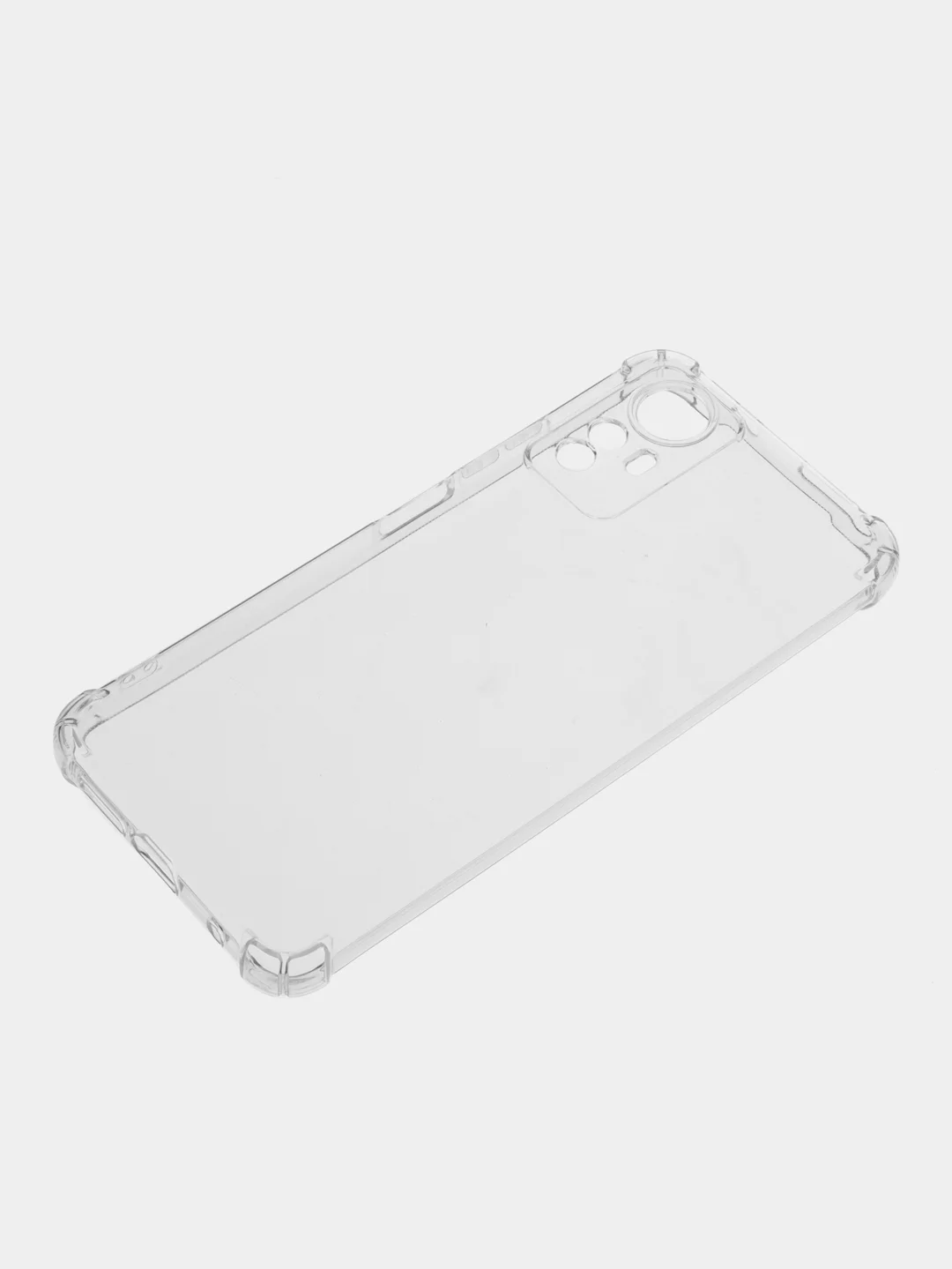 Прозрачный силиконовый чехол для Xiaomi Redmi Note 12S (Сяоми Редми Нот 12С), прозрачный черный