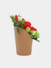 Алый букет из мыла,мыльных роз,подарочный набор,подарок учителю,коллеге,мыльный сувенир