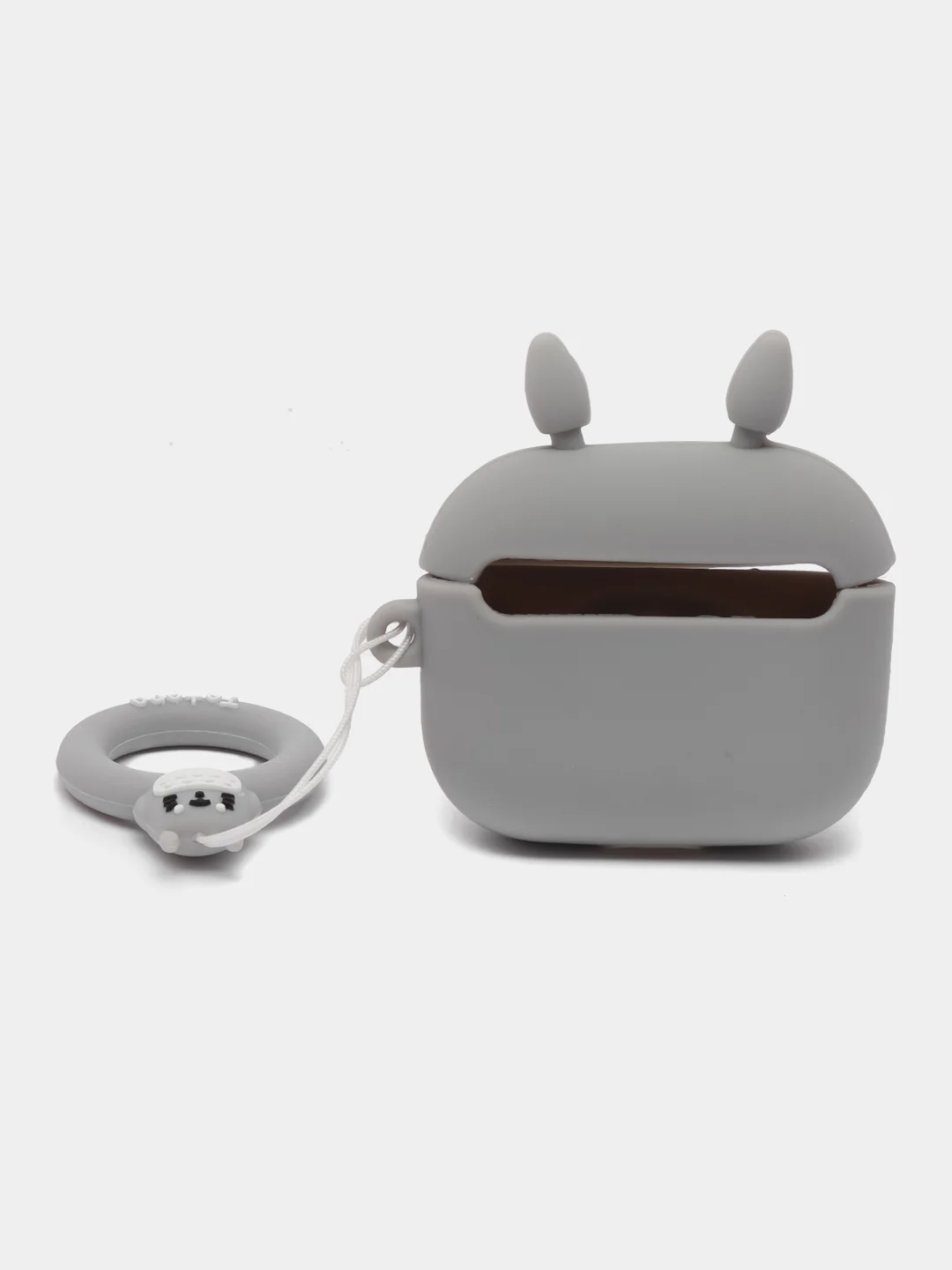 Серый металлик чехол для беспроводных наушников AirPods 3 (Аирподс 3)