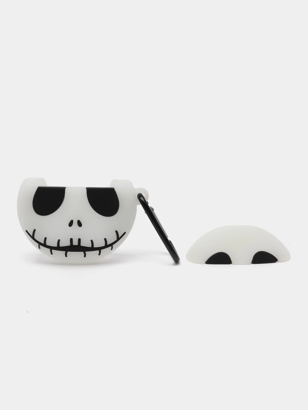 Серый меланж чехол для беспроводных наушников AirPods 1 / 2, Аир Подс 1 / 2, Эйр Подс