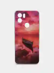 Оранжевый чехол для Xiaomi Redmi A1 Plus / A1+ A2+ Poco C51 (Сяоми Редми А1 Плюс / А1+) с рисунком