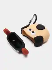 Бежевый чехол для беспроводных наушников AirPods 1 / 2, Аир Подс 1 / 2, Эйр Подс