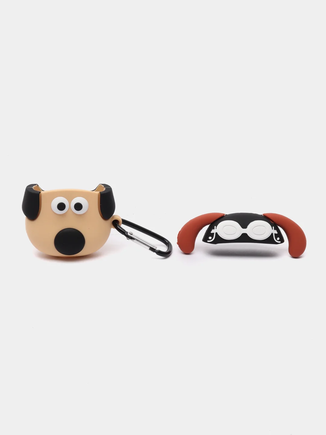 Бежевый чехол для беспроводных наушников AirPods 1 / 2, Аир Подс 1 / 2, Эйр Подс