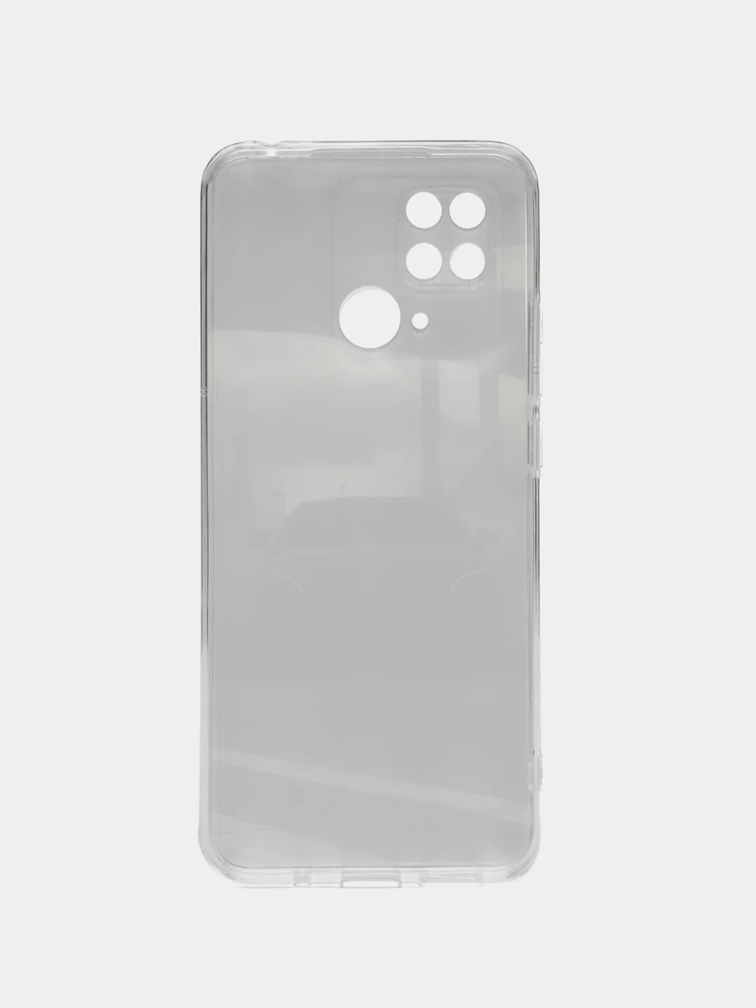 Серебряный чехол для Xiaomi Redmi 10C, Poco C40 / Сяоми Редми 10С, Поко С40, силиконовый, с рисунком