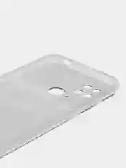 Серебряный чехол для Xiaomi Redmi 10C, Poco C40 / Сяоми Редми 10С, Поко С40, силиконовый, с рисунком