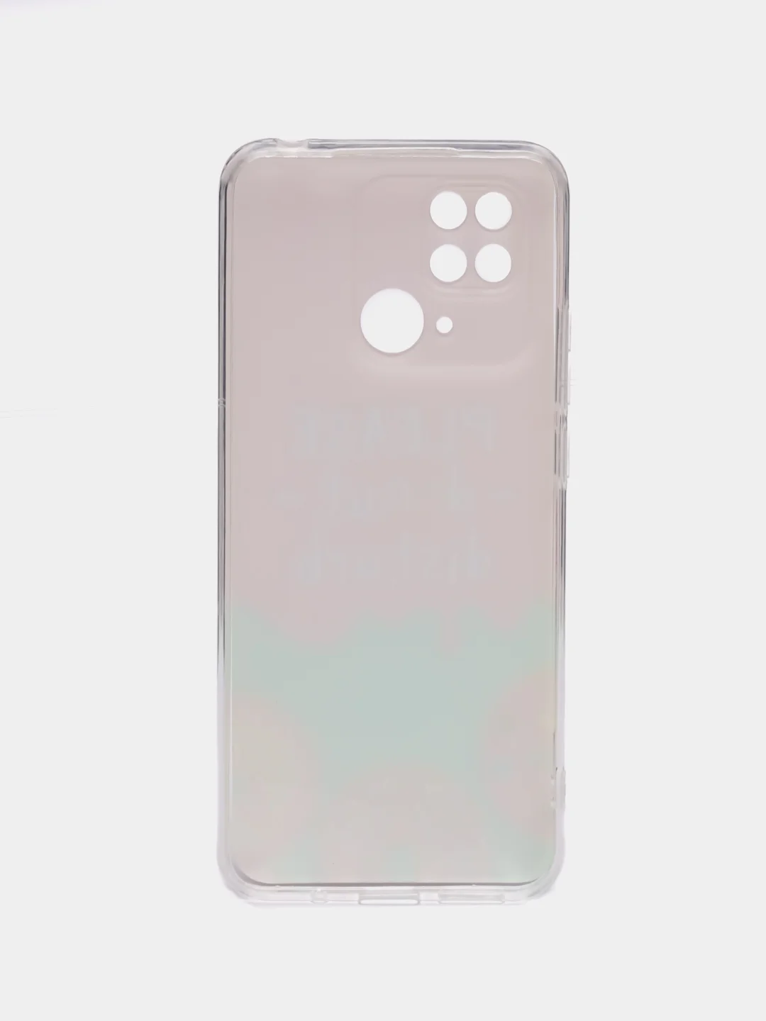 Тёмно-бирюзовый чехол для Xiaomi Redmi 10C, Poco C40 / Сяоми Редми 10С, Поко С40, силиконовый, с рисунком