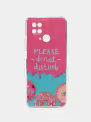 Тёмно-бордовый чехол для Xiaomi Redmi 10C, Poco C40 / Сяоми Редми 10С, Поко С40, силиконовый, с рисунком