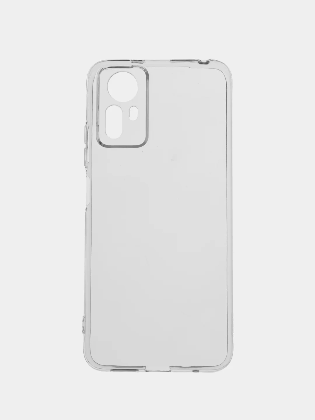 Прозрачный чехол на Redmi Note 12S / Редми Нот 12С, прозрачный, силиконовый, с защитой камеры