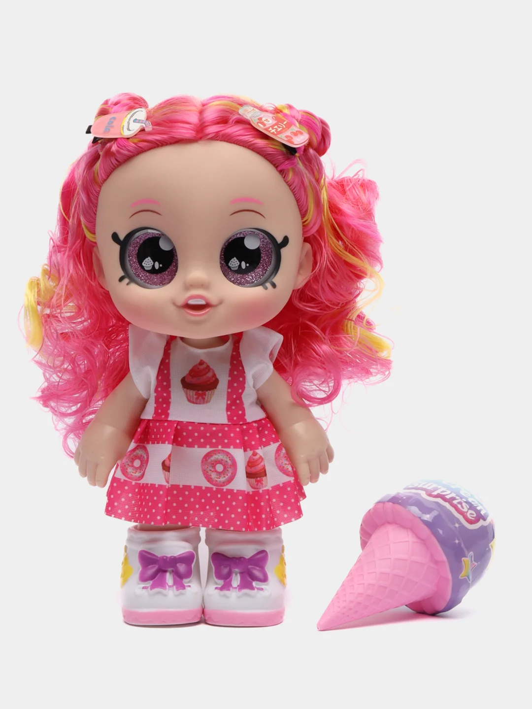 Бирюзовый кукла музыкальная с сюрпризом Kindi Kids (Кинди Кидс) Dessert Girl, с аксессуарами