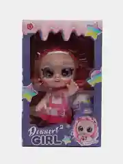 Бирюзовый кукла музыкальная с сюрпризом Kindi Kids (Кинди Кидс) Dessert Girl, с аксессуарами