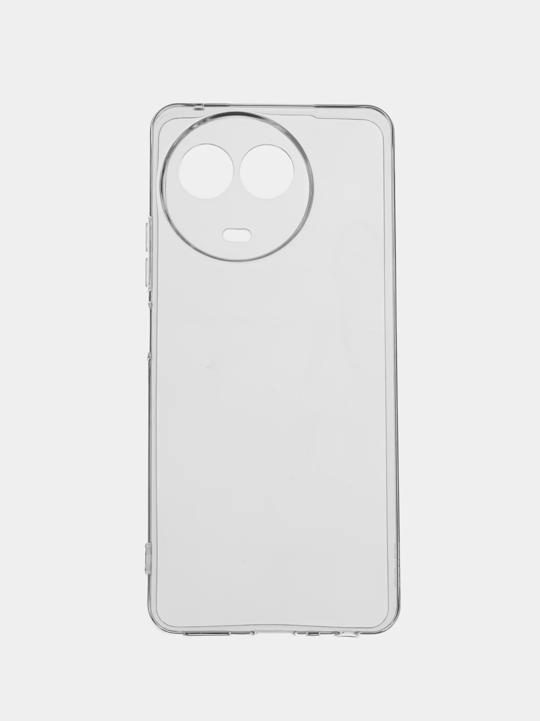 Прозрачный чехол на Realme 11 5G / Реалми 11 5Г, прозрачный, силиконовый, с защитой камеры