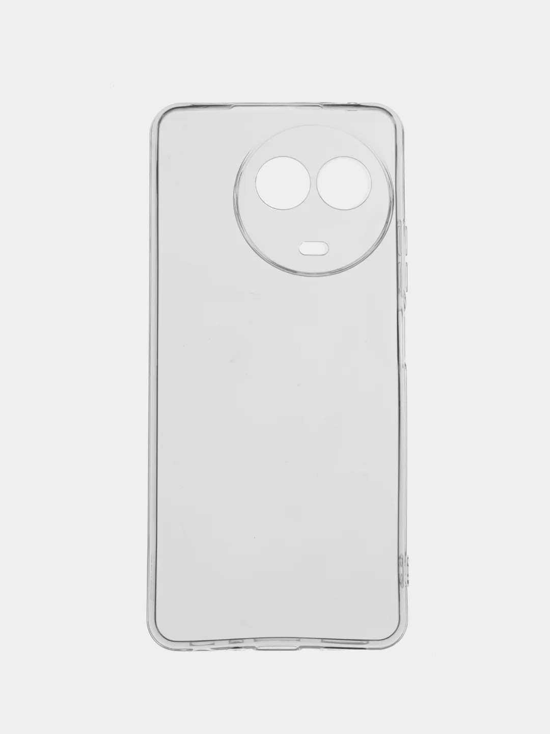 Прозрачный чехол на Realme 11 5G / Реалми 11 5Г, прозрачный, силиконовый, с защитой камеры