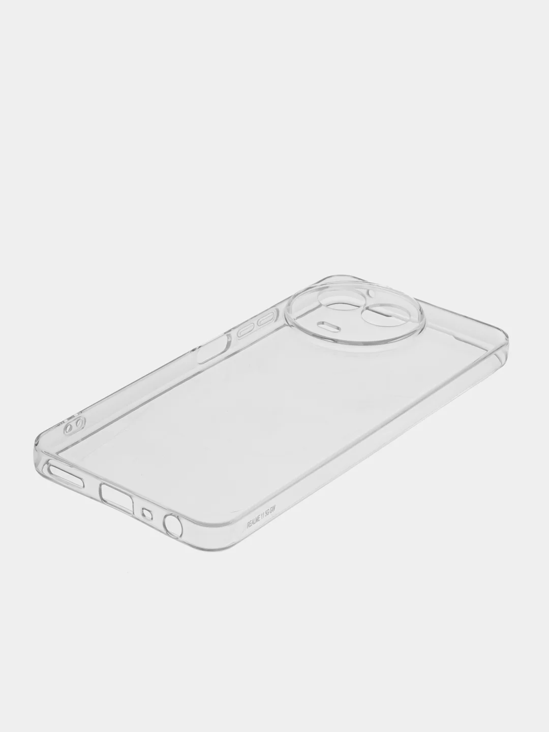 Прозрачный чехол на Realme 11 5G / Реалми 11 5Г, прозрачный, силиконовый, с защитой камеры