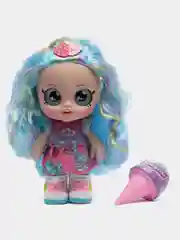 Багровый кукла музыкальная с сюрпризом Kindi Kids (Кинди Кидс) Dessert Girl, с аксессуарами