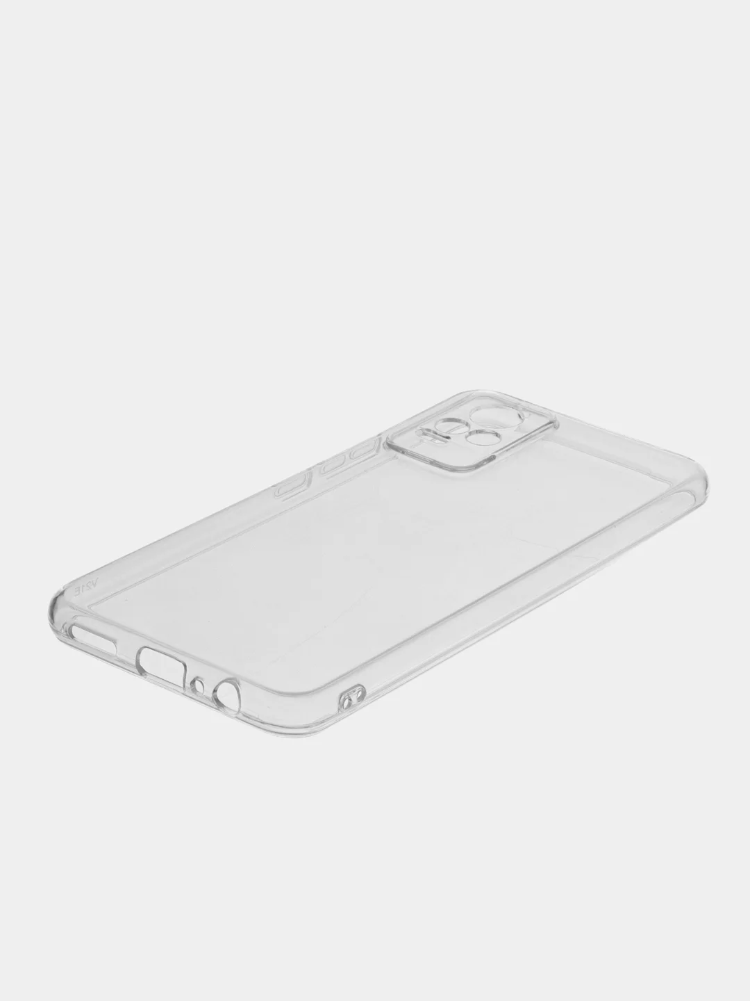 Белый чехол для VIVO V21E / Y73, прозрачный, силиконовый