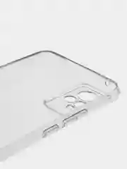 Белый чехол для VIVO V21E / Y73, прозрачный, силиконовый