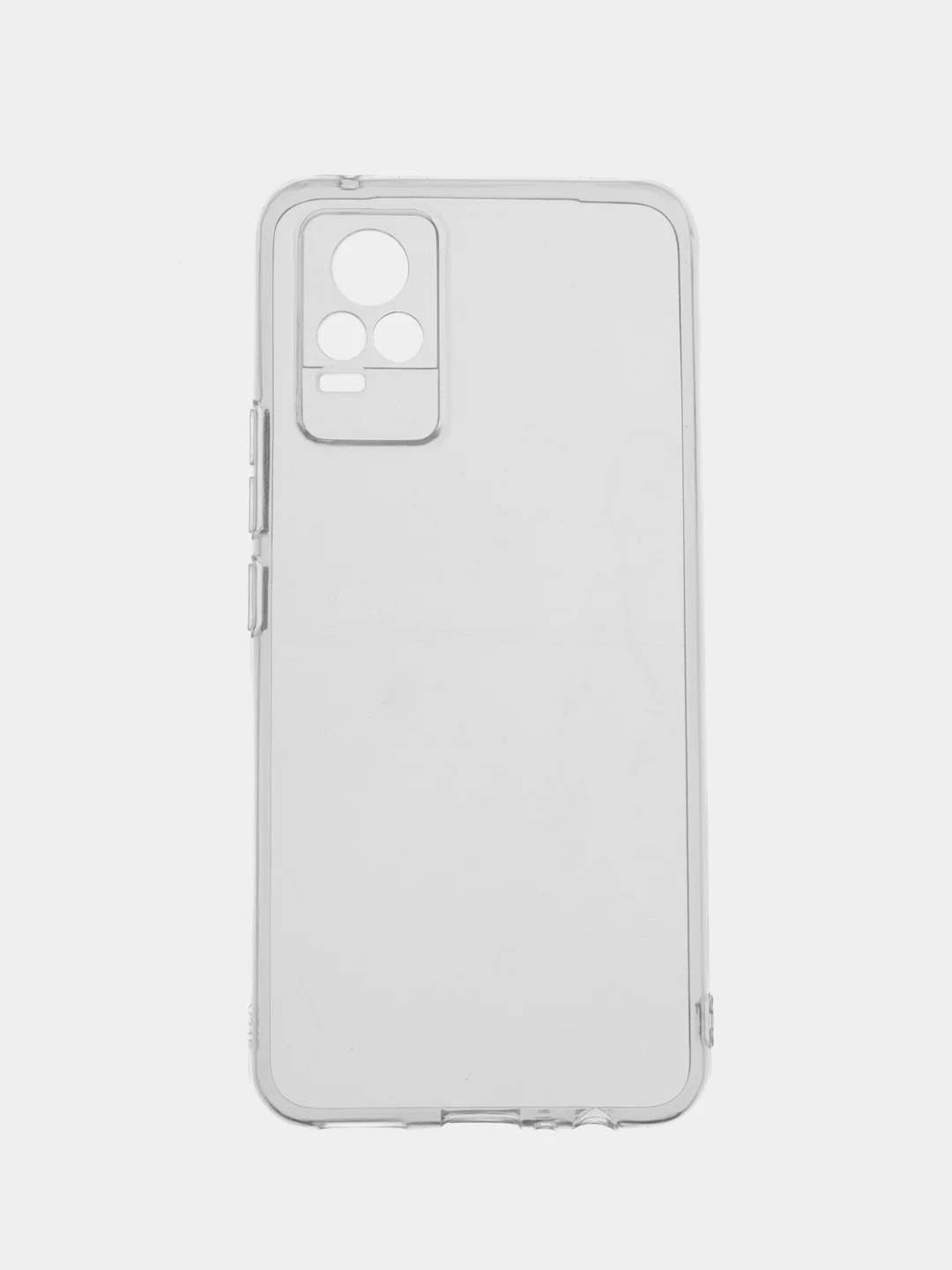 Белый чехол для VIVO V21E / Y73, прозрачный, силиконовый