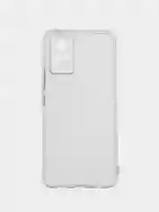 Белый чехол для VIVO V21E / Y73, прозрачный, силиконовый