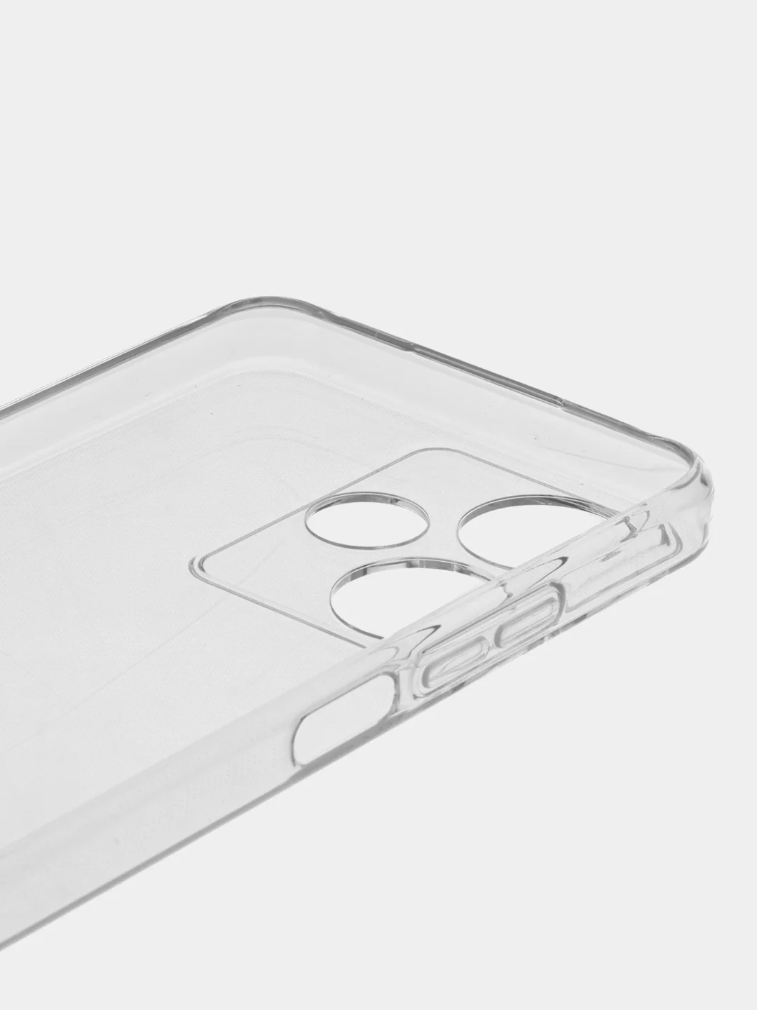 Прозрачный чехол Infinix Hot 30 / Инфиникс Хот 30, прозрачный, силиконовый, с защитой камеры